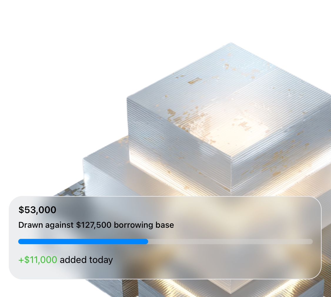 Live data turns into real collateral.